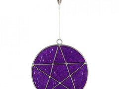 Mini suncatcher Pentagrama Mistica 13 cm